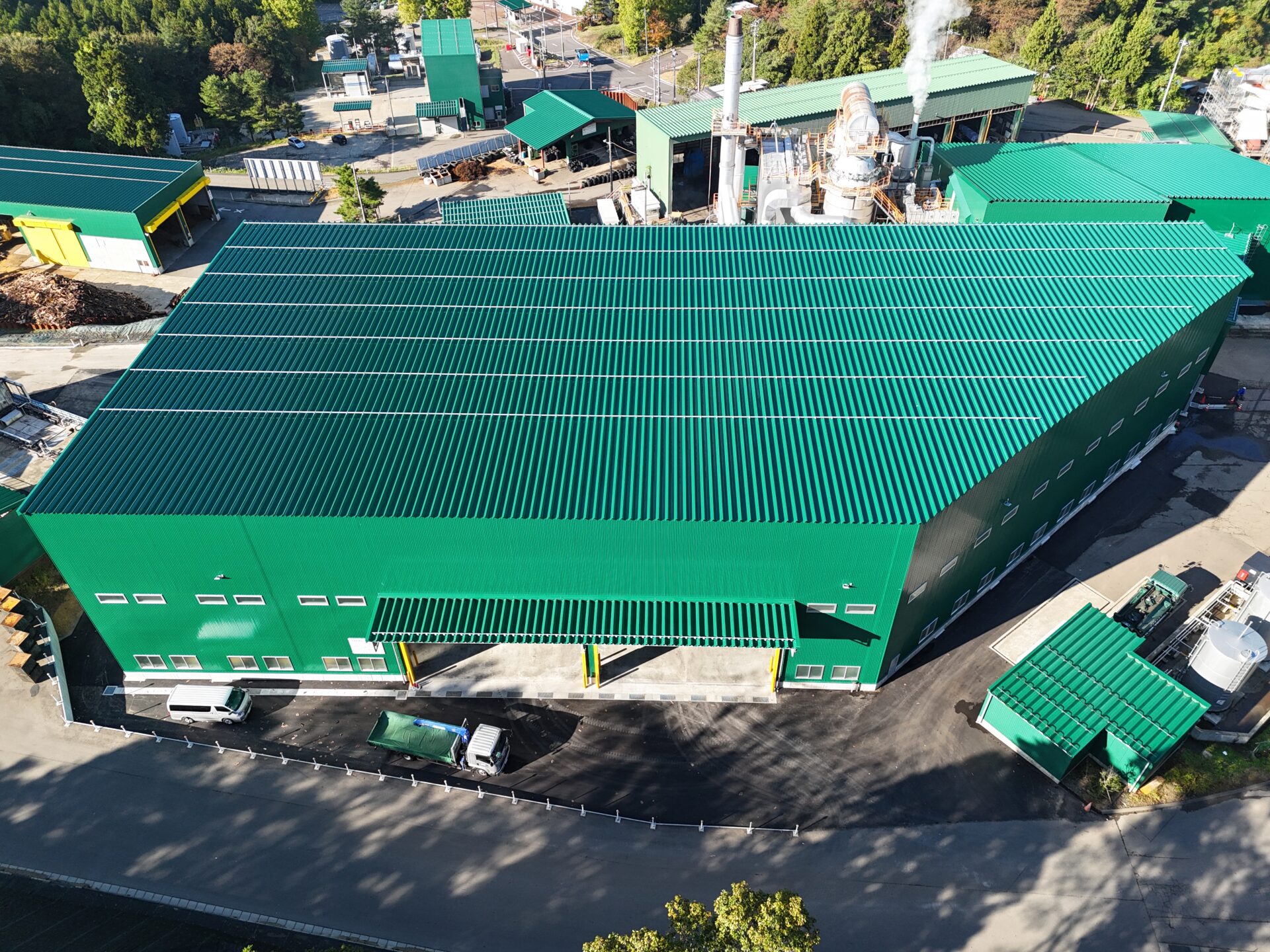 三島谷興産㈱焼却前処理破砕選別施設他建設工事