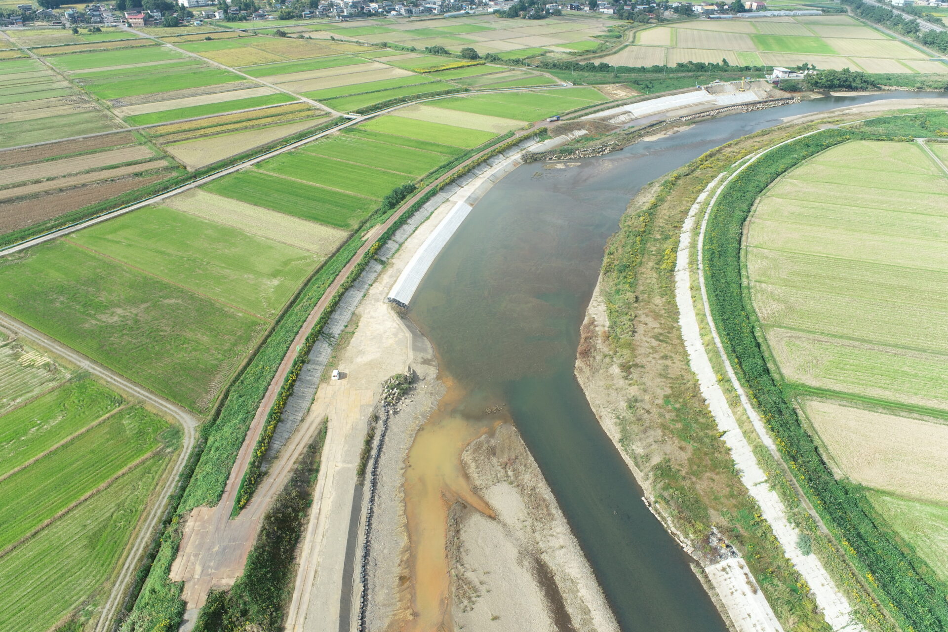 渋海川広域河川一級(防災安全・補正)左岸低水護岸その2工事