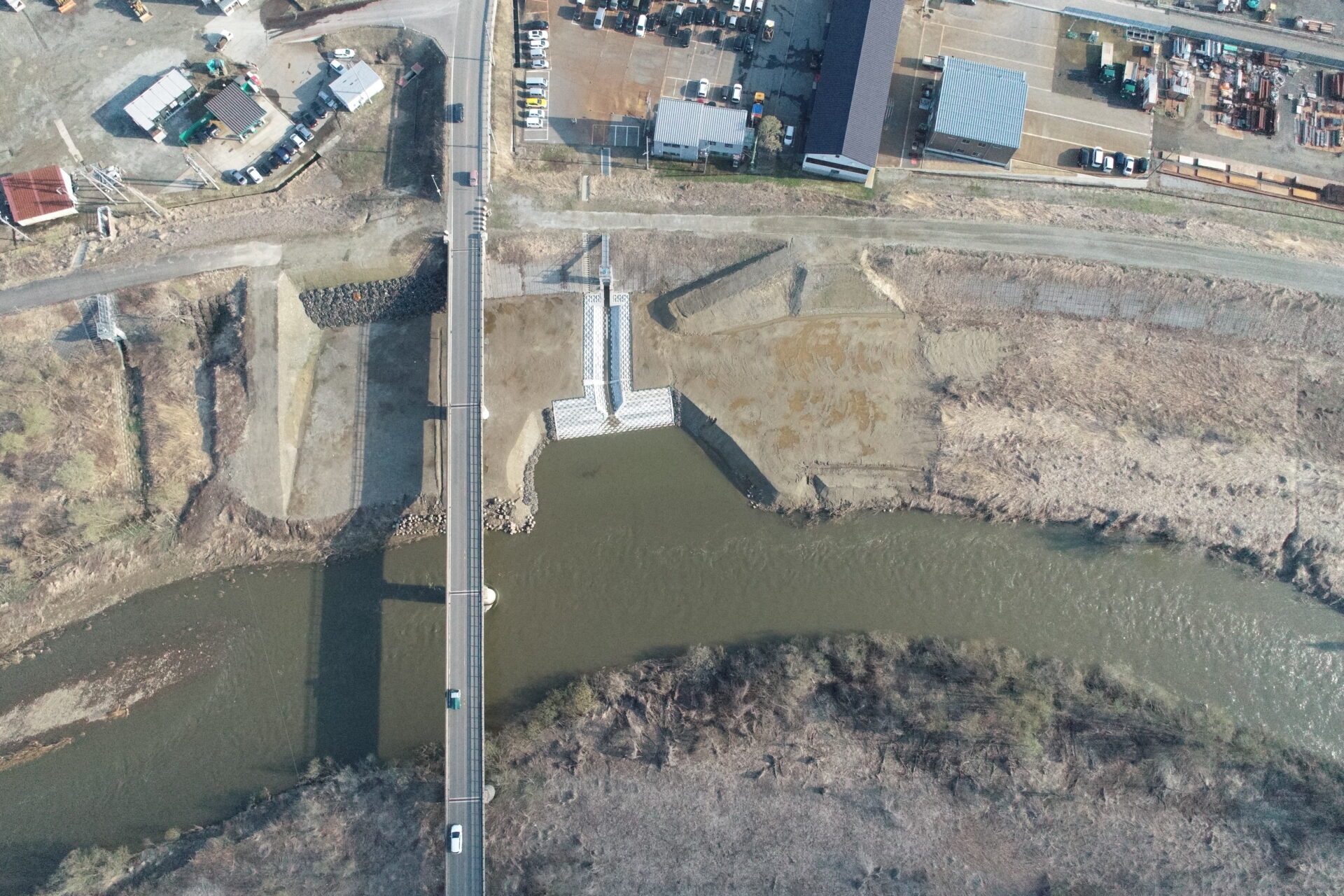 渋海川（防災安全）右岸既設樋門撤去工事