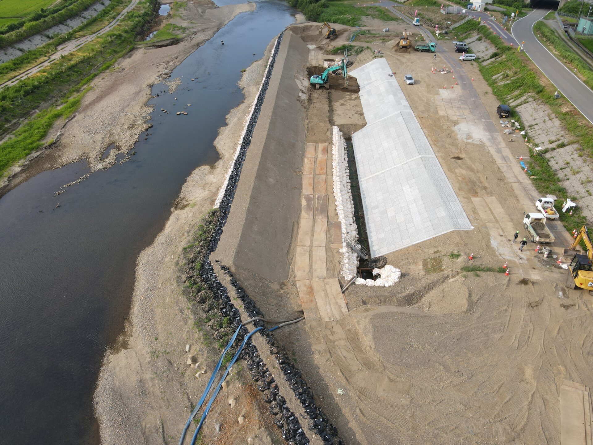 広域１補　第９－０１－００－０３号　渋海川広域河川一級（防災安全・補正）右岸低水護岸その３工事