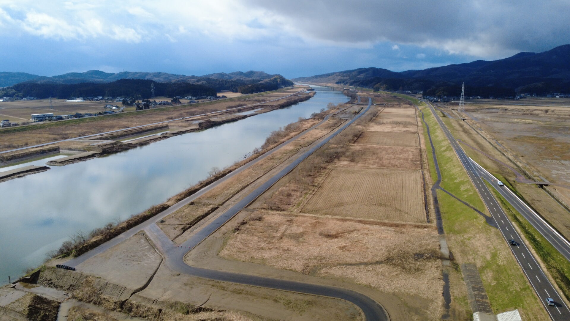 大河津分水路工事用道路その７工事
